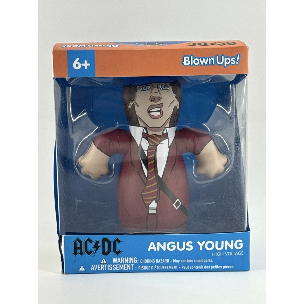AC/DC Angus Young Blown Ups! Vinyl Figure Toy High Voltage New in Box 6+ Rare